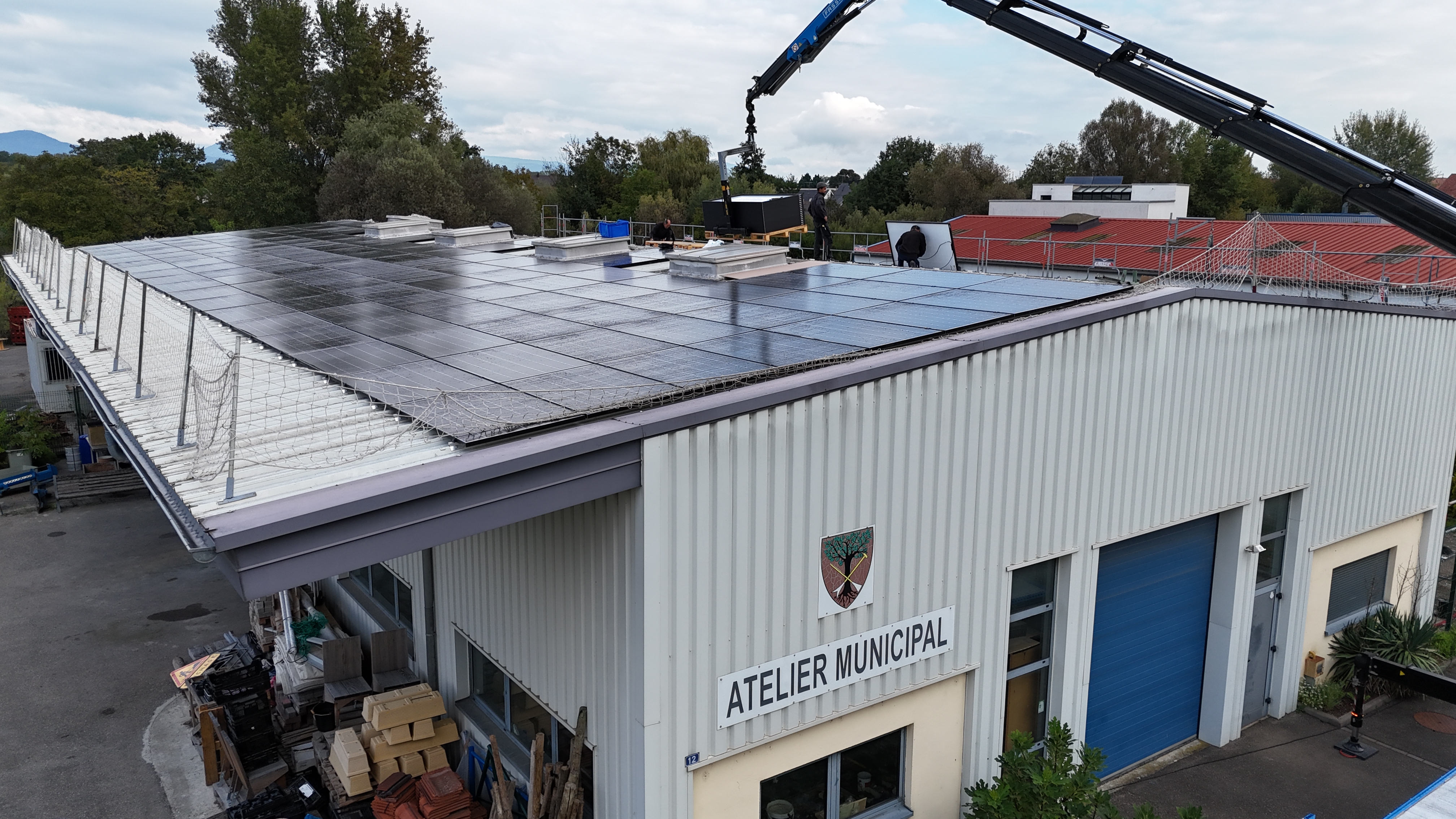 Installation des modules photovoltaïques en toiture