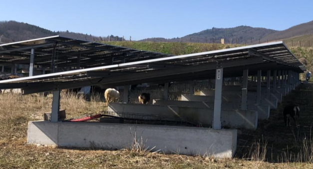 Panneaux PV sur longrines (autre projet)