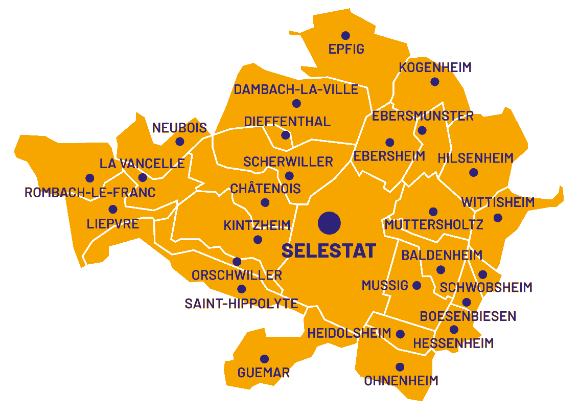 Carte des communes